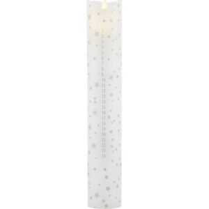 Sirius LED kalenderlys, rustik sølv